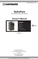 Hayward HydraPure Owner's Manual
