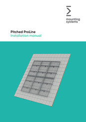 Mounting Systems Pitched ProLine Installation Manual
