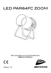 Jb Systems LED PAR64FC ZOOM Operation Manual