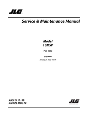 JLG 10msp Service Maintenance Manual