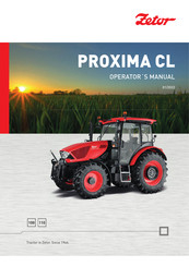 Zetor Proxima CL 100 Operator's Manual