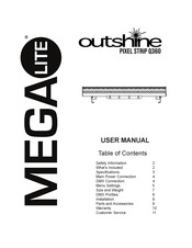 MegaLite Outshine PIXEL STRIP Q360 User Manual