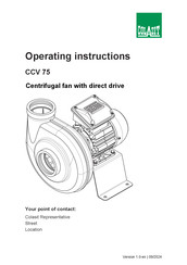 Colasit CCV 75 Operating Instructions Manual