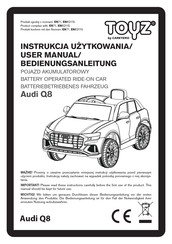 Caretero TOYZ Audi Q8 User Manual