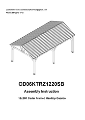 MONDAWE OD06KTRZ1220SB Assembly Instruction Manual
