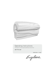 ergoline Spirit Pure Light Operating Instructions Manual