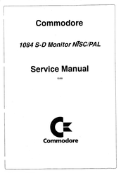 Commodore 1084 S-D Service Manual