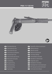PFERD PWA11/120 HV Instructions For Use Manual