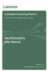 Lanner EAI-I731L User Manual