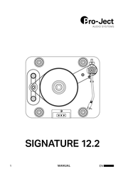 Pro-Ject Audio Systems SIGNATURE 12.2 Manual