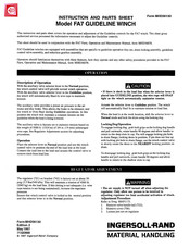 Ingersoll-Rand FA7 Instructions Manual