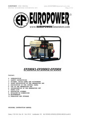 Europower EP200X1 User Manual