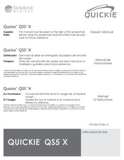 Sunrise Medical Quickie QS5 X Owner's Manual
