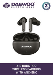 Daewoo electricals AIR BUDS PRO User Manual