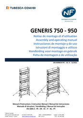 TUBESCA-COMABI GENERIS 950 Assembly And Operating Manual