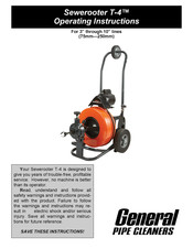 General Pipe Cleaners P-T4-C Operating Instructions Manual