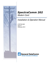 General DataComm 053A006-001 Installation & Operation Manual