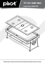 GPI Sports & Fitness Pivot FAI2IN1TP25 Manual