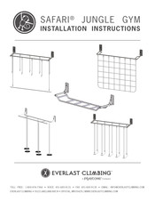 Playcore EVERLAST CLIMBING SAFARI JUNGLE GYM Installation Instructions Manual