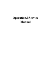 HELI QYD30S-B2G2Li Operation & Service Manual
