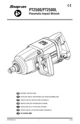 Snap-On PT2500 Original Instructions Manual