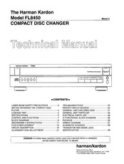 Harman Kardon FL 8450 Technical Manual