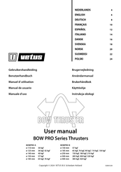 Vetus BOW PRO Series User Manual