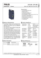 Puls CP5.481 Manual
