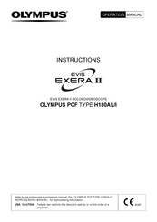 Olympus PCF-H180AL Operation Manual