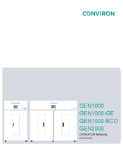 Conviron GEN2000 Operator's Manual