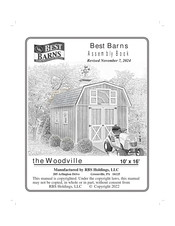RBS Holdings Best Barns the Woodville Assembly Instructions Manual