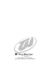 Tech West ACO6T2 Installation And Service Manual