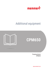 Memmert CPM650 Manual