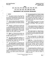 Bell System 576 Series Adjusting Instructions