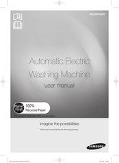 Samsung WA20F9A8D Series User Manual