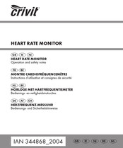 Crivit HG06766A Operation And Safety Notes
