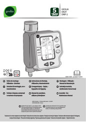 geolia DIGIT DRIP-2 Assembly, Use, Maintenance Manual