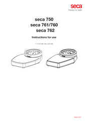 Seca 750 Instructions For Use Manual