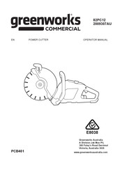 GreenWorks 82PC12 Operator's Manual