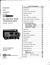 Daystrom Heathkit HW-12 Assembly And Operation Manual
