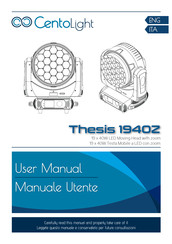 CentoLight Thesis 1940Z User Manual