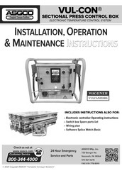 ASGCO VUL-CON Installation, Operation & Maintenance Instructions Manual