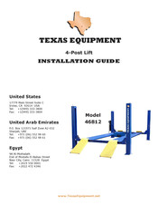 Texas Equipment 46812 Installation Manual