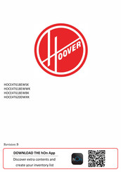 Hoover HOCE4T618EWWK Manual