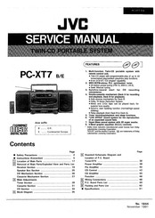 JVC PC-XT7 B Service Manual