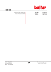 baltur 17270010 User Instruction Manual