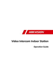 HIKVISION DS-KIS604-P(C) Operation Manual