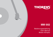 THORENS MM08 User Manual