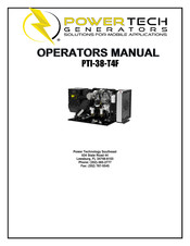 Power Tech Generators PTI-38-T4F Operator's Manual
