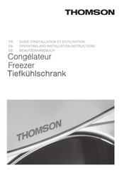 THOMSON TKT350XI Operating And Installation Instructions